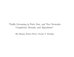 Traffic Grooming in Path, Star, and Tree