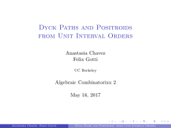Dyck Paths and Positroids from Unit Interval Orders