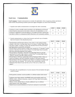 Goal Area: Communication