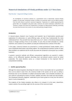 Appendix A &ndash; Satellite`s equation of motion in polar coordinates
