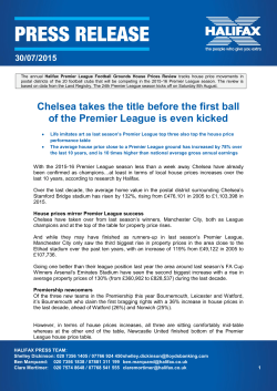 Chelsea takes the title before the first ball of the Premier League is