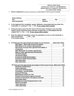 ADMIRAL INSURANCE COMPANY