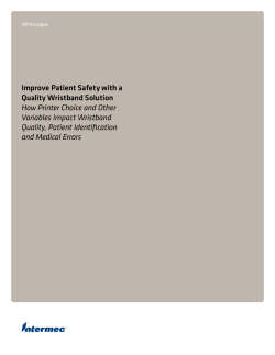 Improve Patient Safety with a Quality Wristband Solution How Printer