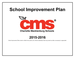 SIP Template 2014-2015 - Charlotte