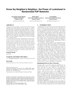Know thy Neighbor`s Neighbor: the Power of Lookahead in