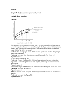 Chapter 3: The fundamentals of economic growth