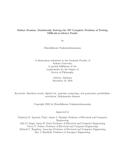 Statistically Solving the NP Complete Problem of