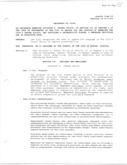 Agenda Item 18 Meeting of 11/3/04 ORDINANCE 04