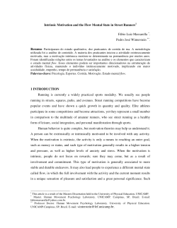 Intrinsic Motivation and the Flow Mental State in Street