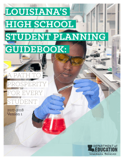 High School Student Planning Guidebook