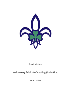 Welcoming Adults to Scouting (Induction)