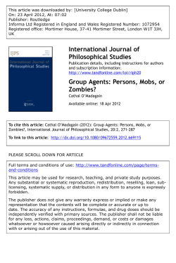 Group Agents: Persons, Mobs, or Zombies?