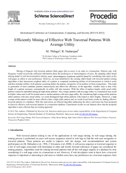 Efficiently Mining of Effective Web Traversal Patterns