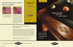 Brunswick SuperSpeed Cushions: 40% more consistent. Brunswick