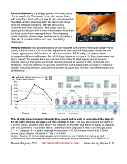 Immune Defense is a strategy game in the inner space of your own