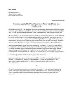 Insurance Agents, What You Should Know About your Clients` ACA