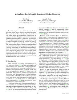 Action Detection by Implicit Intentional Motion Clustering