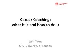 Career Coaching