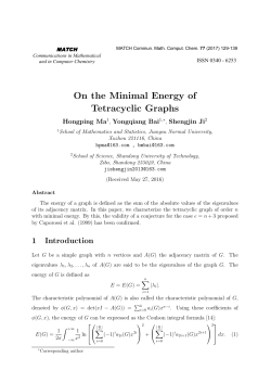 On the Minimal Energy of Tetracyclic Graphs