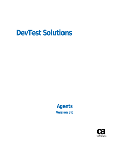DevTest Solutions Agents - CA Support