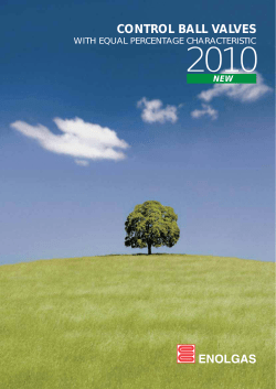 control ball valves - Enolgas Bonomi SpA