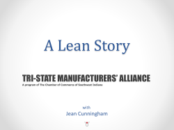 A Lean Story - Southwest Indiana Chamber