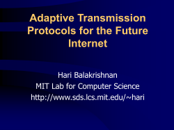 A Network Architecture for Application