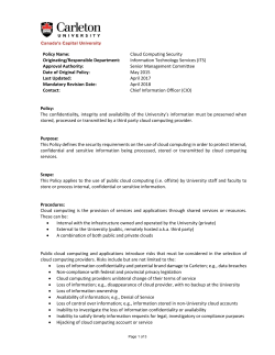 Cloud Computing Security