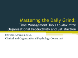 Mastering the Daily Grind: Time Management Tools to Maximize