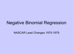 Negative Binomial Regression