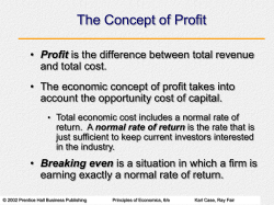 Chapter 8: Costs and Output Decisions in the Long Run