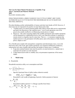 Auerbach and Obstfeld (2005) - notes