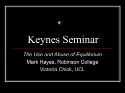 talk with slides - Post-Keynesian Economics Study Group