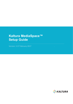 Kaltura MediaSpace - Kaltura Knowledge Center