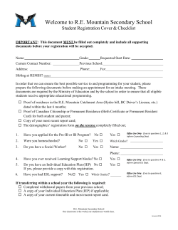 Courses Requested for Grade 11