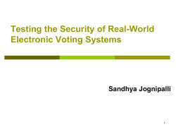 Testing the Security of Real-World Electronic Voting Systems