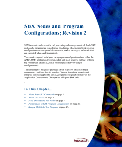 Nodes and Program Configurations