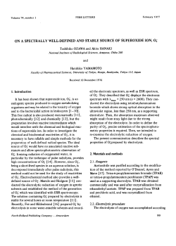 on a spectrally well-defined and stable source of