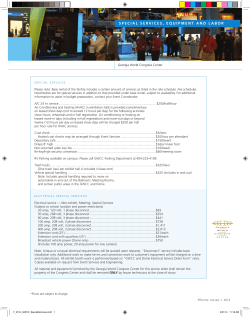 special services, equipment and labor