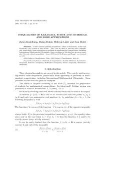 Inequalities of Karamata, Schur and Muirhead, and some applications
