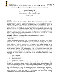 ijcrb.webs.com 80 A Review of Agricultural Accounting Education