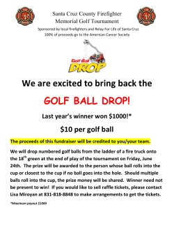 Golf Ball Drop flyer only