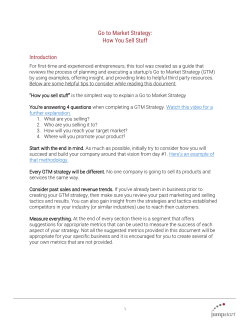 Market Strategy - JumpStart Inc.