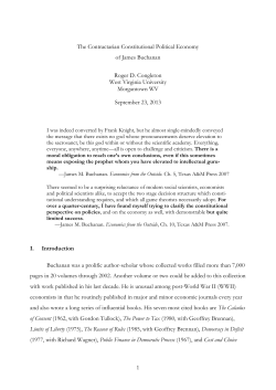 Limits of Liberty - Roger Congleton`s