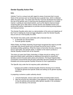 Gender Equality Action Plan