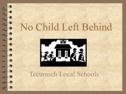 No Child Left Behind