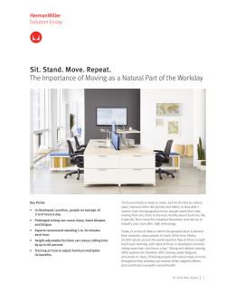 Sit. Stand. Move. Repeat.