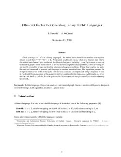 Efficient oracles for binary bubble languages