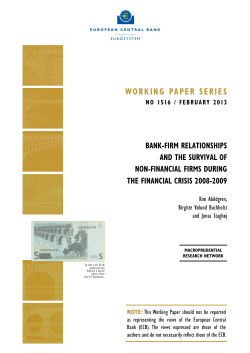 Bank-firm relationships and the survival of non