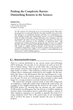 Pushing the Complexity Barrier: Diminishing